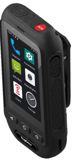 [e-RG360] Teléfono rugged 4G NFC IP68 para trabajador aislado (e-RG360)
